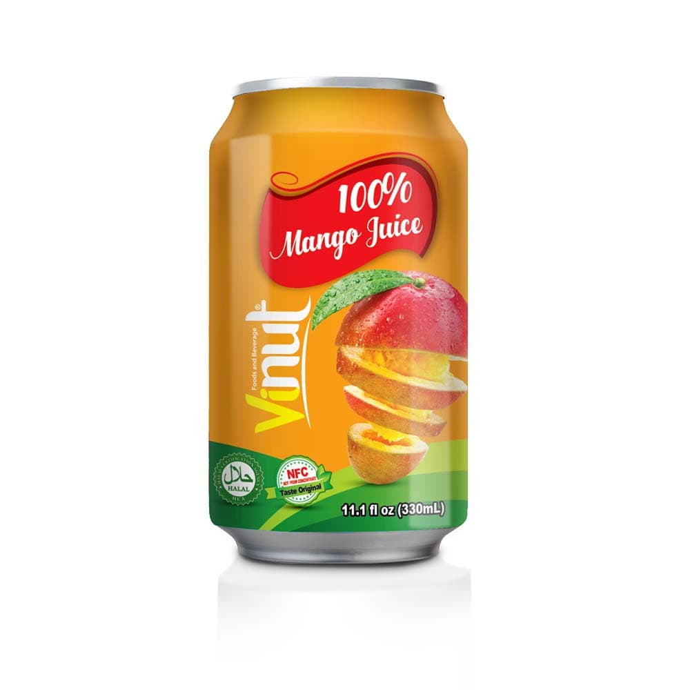 VINUT 100% Sok manga, 11.1 fl oz (330 mL) pločevinka