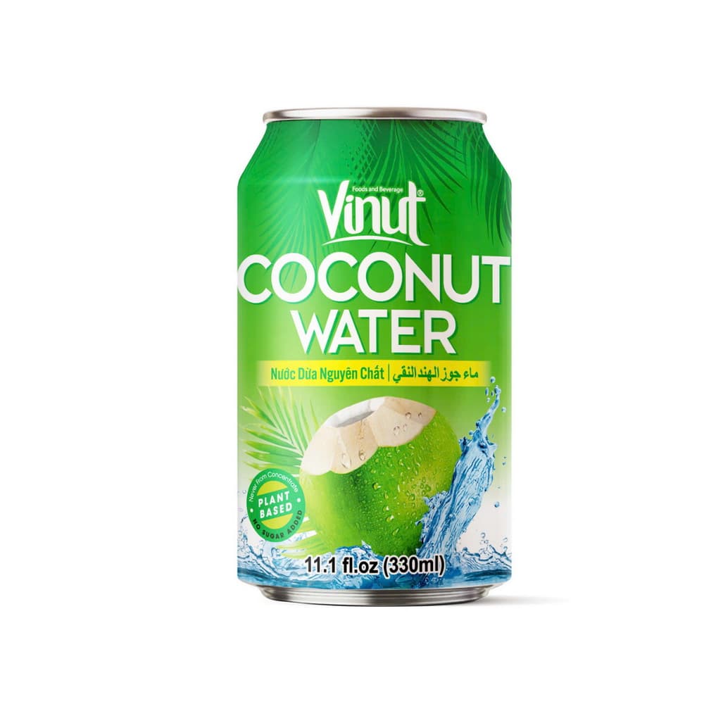 VINUT Kokosova voda, pločevinka, 11.1 fl oz 330 mL