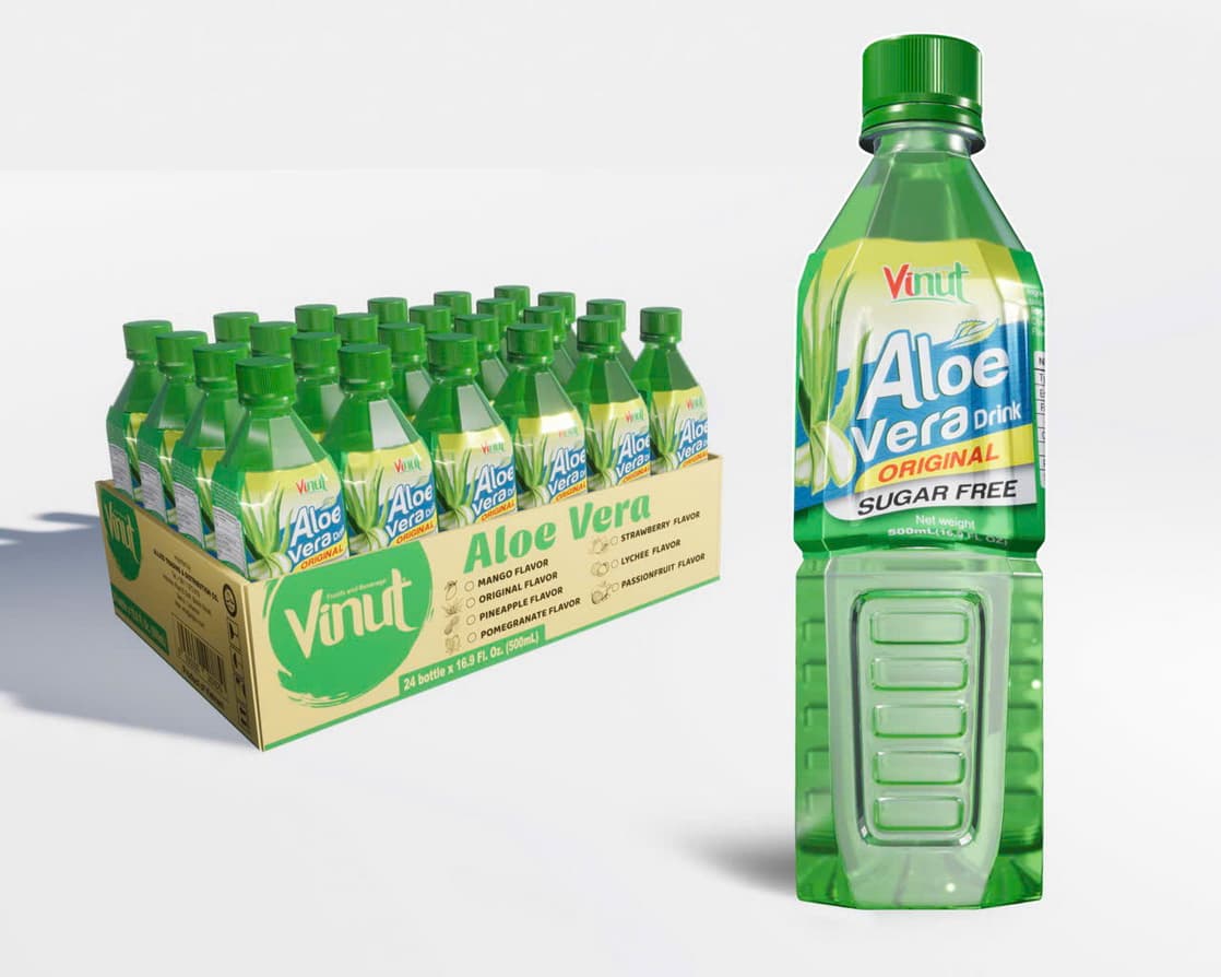 VINUT originalni napitek iz aloe vere brez sladkorja 500 ml