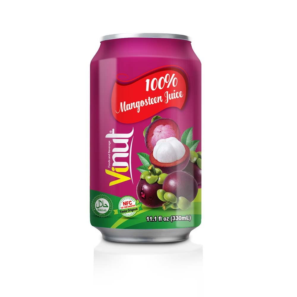 VINUT 100% Sok mangostana, 11.1 fl oz (330 mL) pločevinka