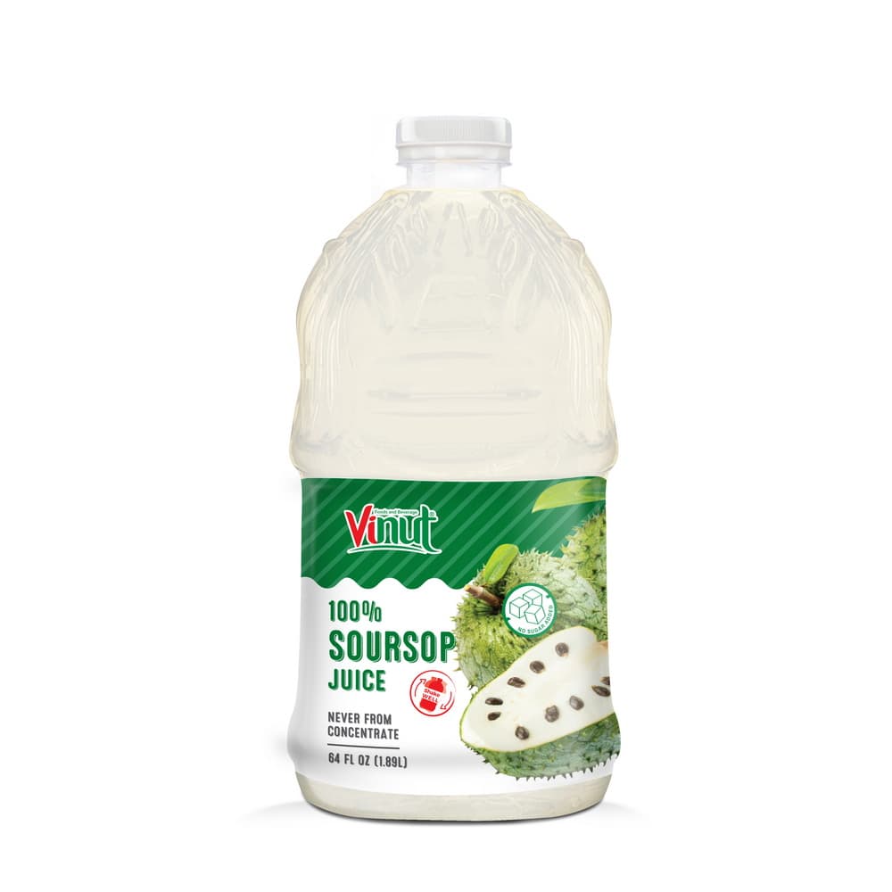 VINUT 100% sok graviole, nikoli iz koncentrata, PET plastenka, 64 fl oz 1.89 L