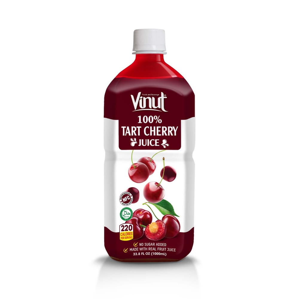 VINUT 100% sok višnje, NFC, brez dodanega sladkorja, PET plastenka, 33.8 fl oz 1000 mL