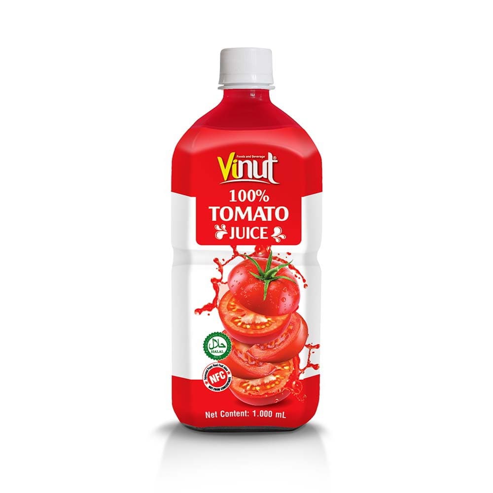 VINUT 100% Paradižnikov sok, 33.8 fl oz (1,000 mL) PET plastenka