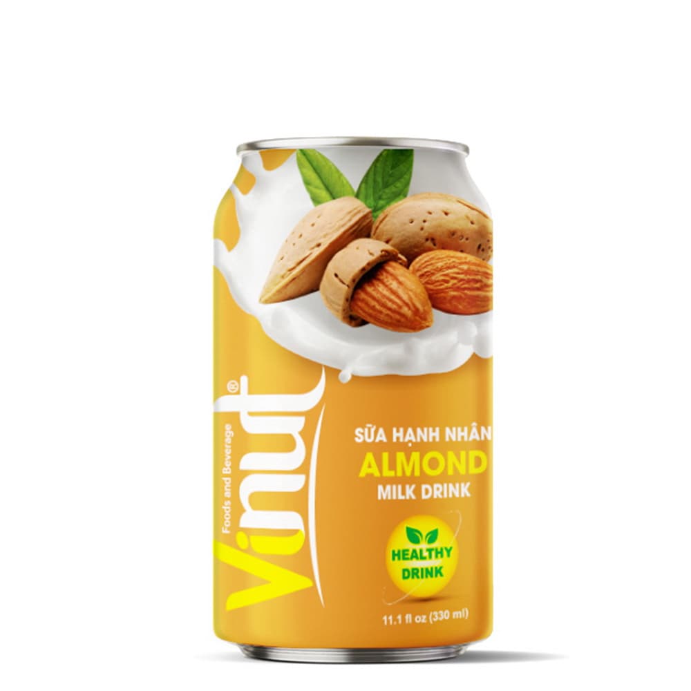 VINUT Mandljev mlečni napitek, Zdrav napitek, Pločevinka, 11.1 fl oz (330 mL)