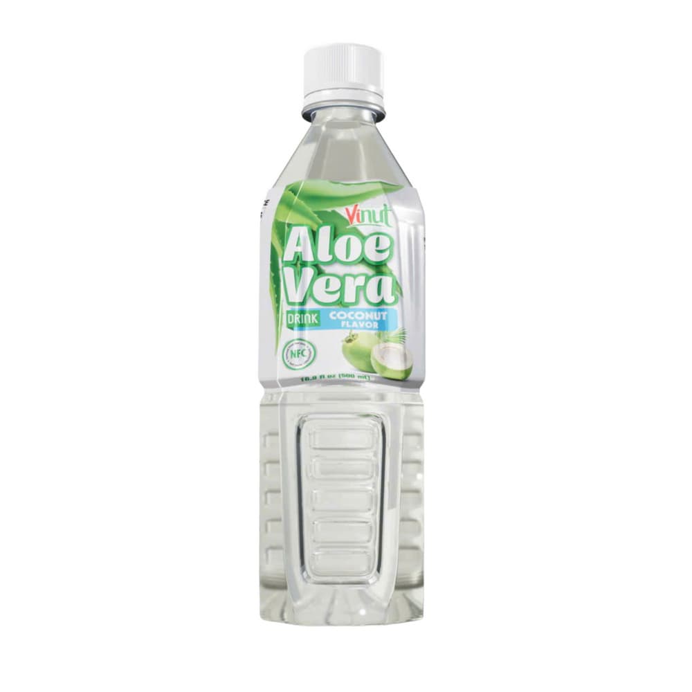 Vinut Aloe Vera Drink, Coconut Flavor, NFC, PET Bottle, 16.9 fl oz (500 mL)