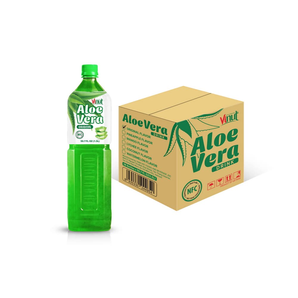 VINUT Napitek iz aloe vere Original, NFC, PET plastenka, 50.7 fl oz 1.5 L