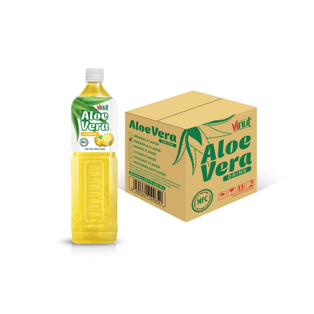 VINUT Napitek iz aloe vere Ananas, NFC, PET plastenka, 50.7 fl oz 1.5 L