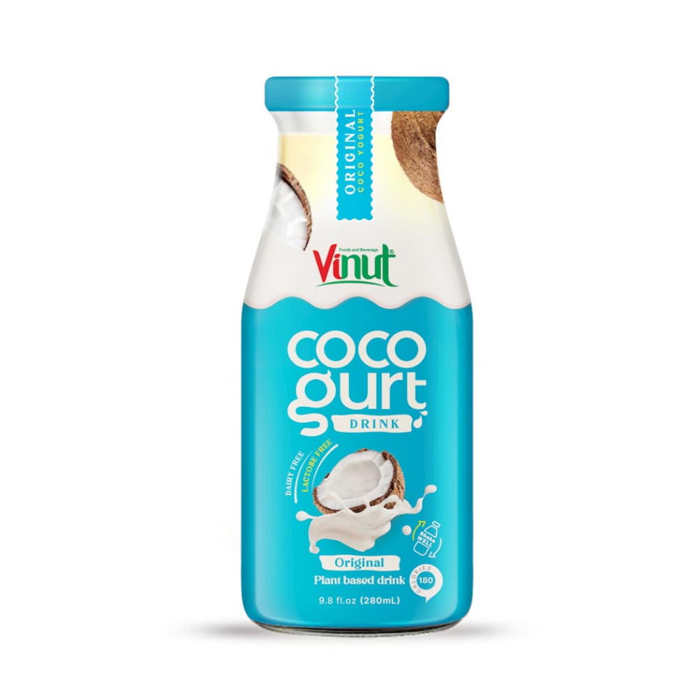 VINUT Rastlinski napitek Cocogurt Original, steklenica, 9.8 fl oz 280 mL