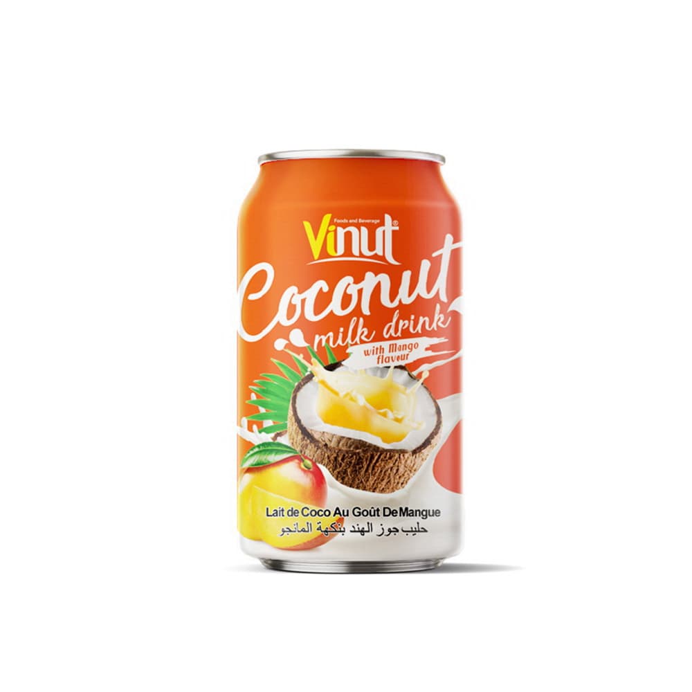 VINUT Napitek iz kokosovega mleka, Okus manga, 330 mL